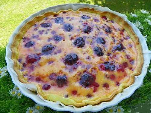 ESCAPADE EN CUISINE DE JUIN : LA TARTE AUX FRUITS DES BOIS (thermomix)