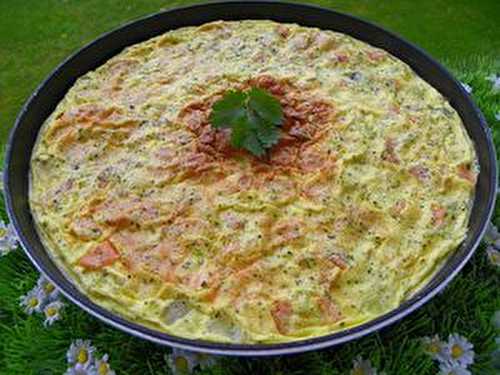 FRITTATA AU SAUMON FUME (thermomix)