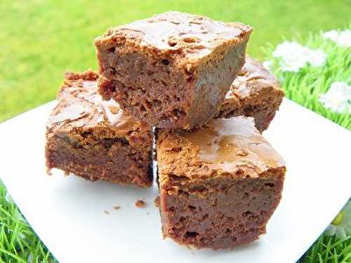 FUDGE BROWNIES AU CHOCOLAT (Thermomix)