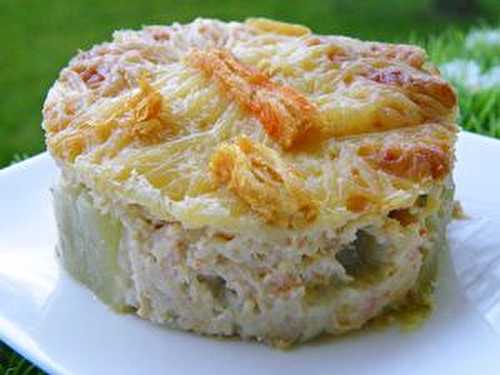 GRATIN CHOUCHOU ET CRABE (thermomix)