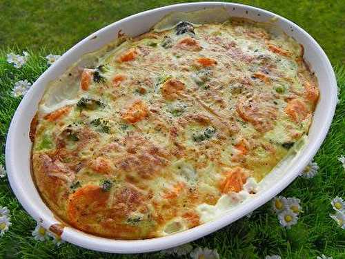 GRATIN DE BROCOLIS ET CAROTTES (thermomix)