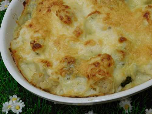 GRATIN DE CHOU FLEUR ET BROCOLI (Thermomix et cookéo)