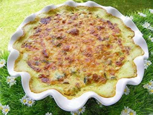 GRATIN DE COURGETTES AU BASILIC (thermomix)