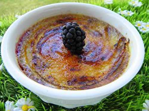 GRATIN DE MURES FACON CREME BRULEE (thermomix)