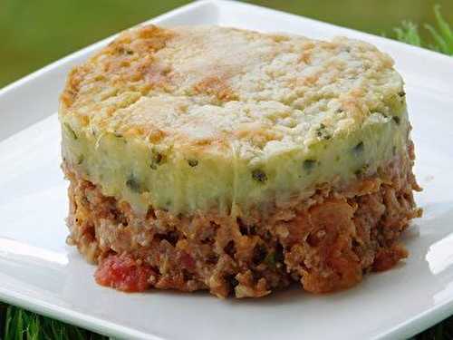 HACHIS PARMENTIER A LA COURGETTE (thermomix)