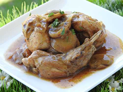 LAPIN AUX CHAMPIGNONS (Cookéo)