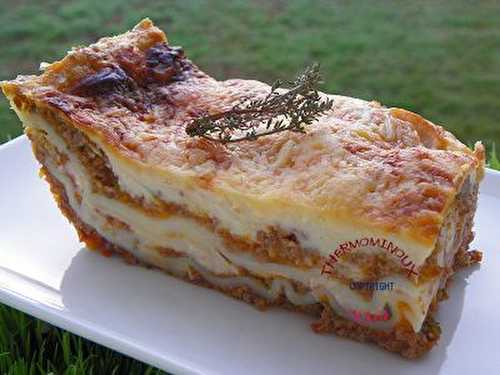 LASAGNES A LA BOLOGNAISE AU TM5 (thermomix)