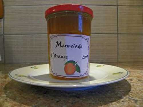 MARMELADE D'ORANGES