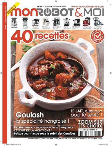 MON ROBOT ET MOI n° 29 : NOUVELLE FORMULE 40 RECETTES