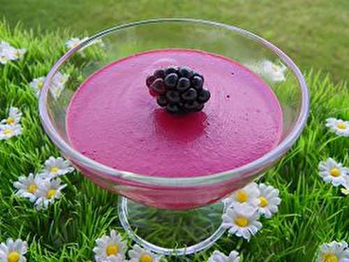 MOUSSE DE MURES (thermomix)