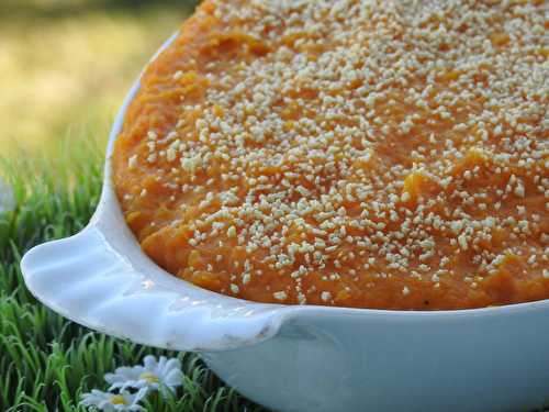 PARMENTIER DE PATATE DOUCE AU BOUDIN (thermomix)