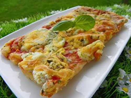 PIZZA AUX 4 FROMAGES (thermomix)