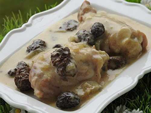 POULET A LA CREME AUX MORILLES (Cookéo)