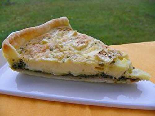 QUICHE AU BRIE ET A L'OSEILLE (thermomix)