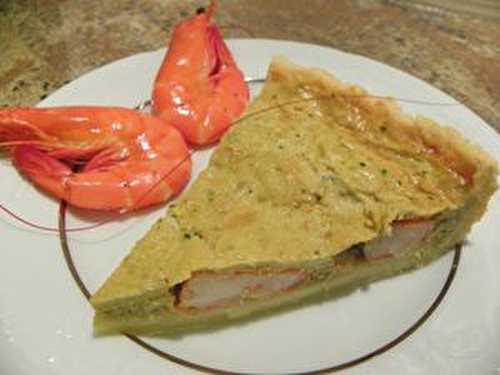 QUICHE AU CRABE ET AUX CREVETTES