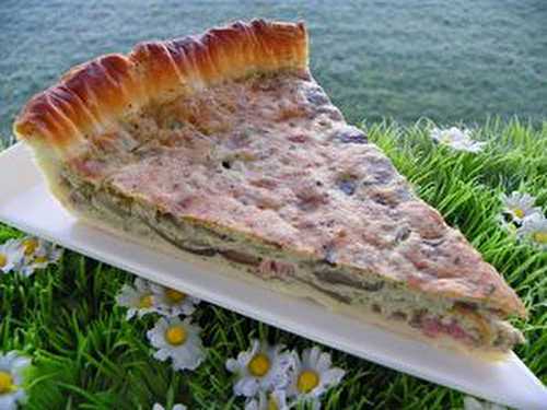 QUICHE AUX CHAMPIGNONS (thermomix)