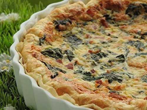 QUICHE AUX FANES DE RADIS (thermomix)