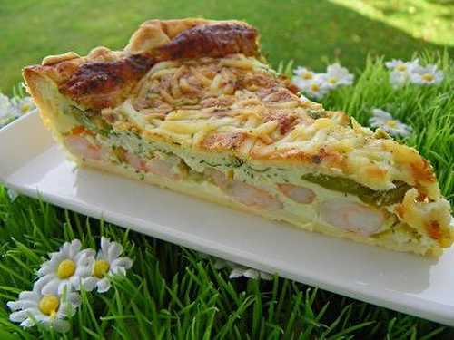 QUICHE CREVETTES ASPERGES EXPRESS (thermomix)