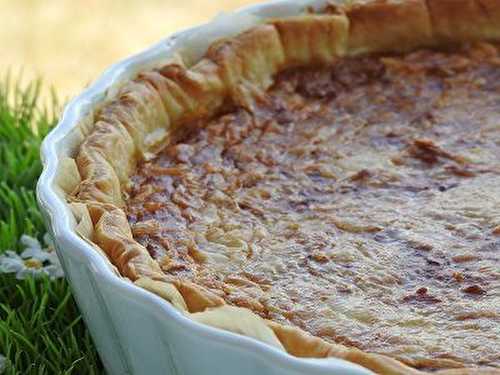 QUICHE MOUTARDE THON TOMATE CONFITE (thermomix)