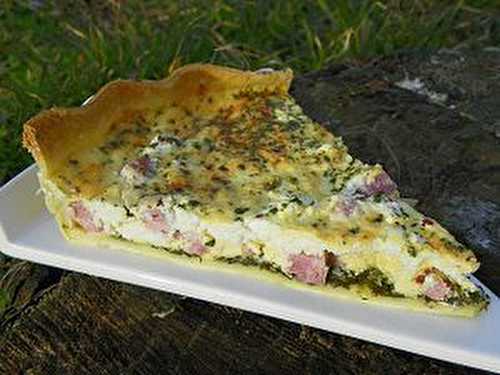 QUICHE OSEILLE JAMBON RICOTTA (thermomix)