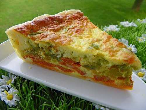 QUICHE POIVRONS CHORIZO (thermomix)