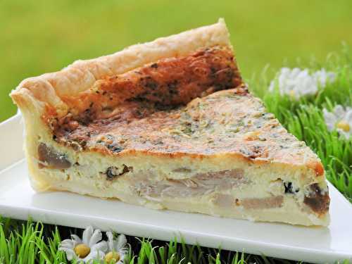 QUICHE POULET CHAMPIGNONS (thermomix)