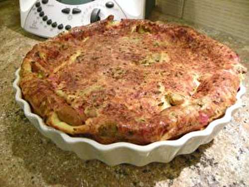 QUICHE SANS PATE JAMBON - CHAMPIGNONS