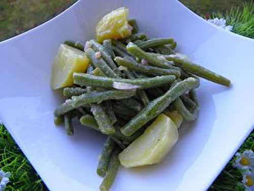 SALADE D'HARICOTS VERTS AUX POMMES DE TERRE (thermomix)