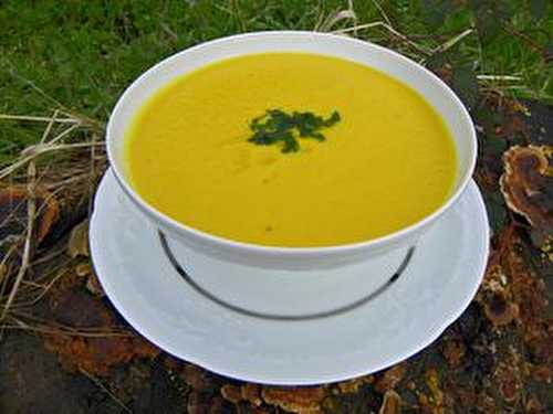 SOUPE DE CAROTTE AU LAIT DE COCO