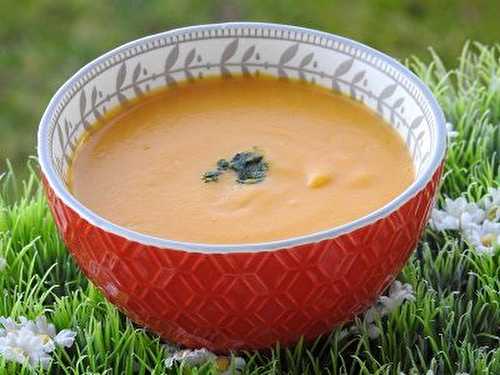 SOUPE DE PATATE DOUCE AU CURRY (thermomix)