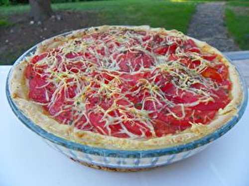 TARTE A LA TOMATE ET AU THON