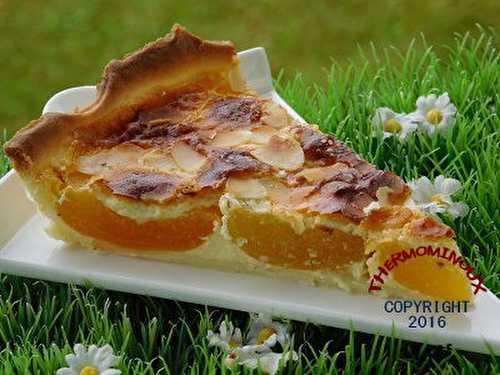 TARTE AMANDINE AUX ABRICOTS (thermomix)