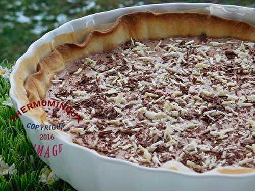 TARTE AUX CHOCOLATS KINDER MAXI (thermomix)