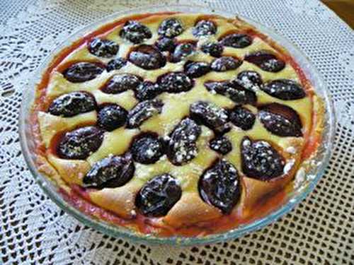 TARTE AUX PRUNEAUX