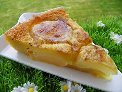 TARTE FLAN AUX POIRES (thermomix)