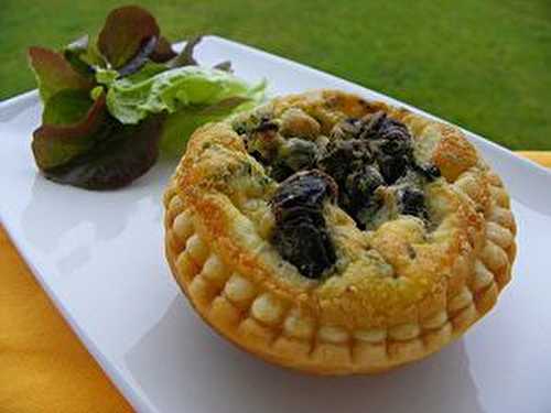 TARTELETTES AUX ESCARGOTS ( thermomix)