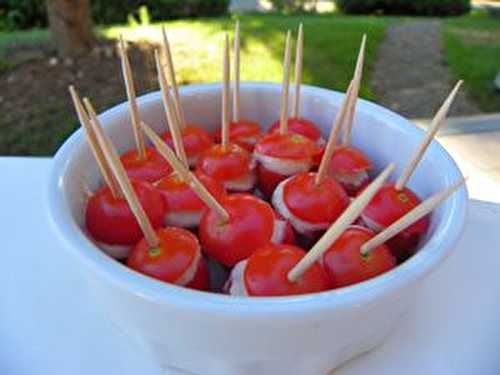 TOMATES CERISES FARCIES (thermomix)