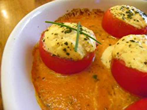 TOMATES SOUFFLEES A LA RICOTTA