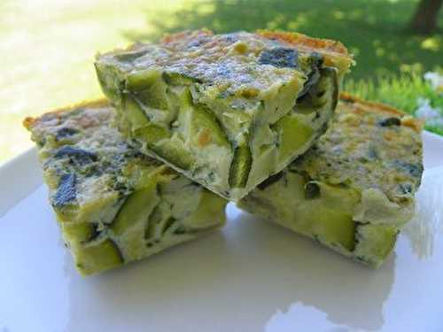 TORTILLA DE COURGETTES A LA CORIANDRE (thermomix)