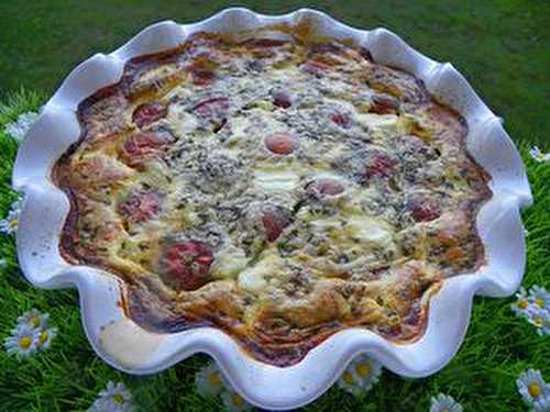 UN TOUR EN CUISINE n° 159 : CLAFOUTIS DE TOMATES CERISES (thermomix)