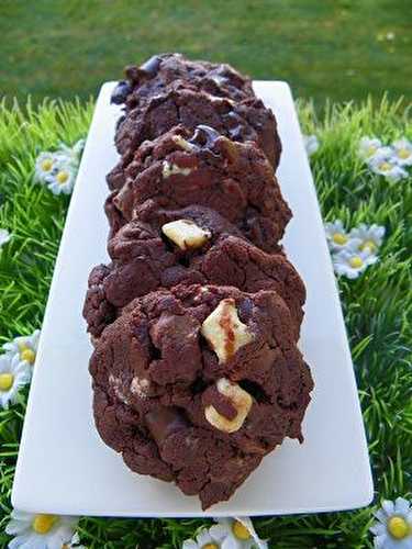 UN TOUR EN CUISINE n° 388 : COOKIES TOUT CHOCOLAT (thermomix)