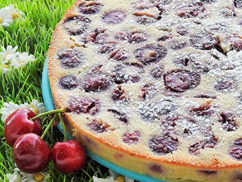 CLAFOUTIS GOURMAND AUX CERISES ET À L'AMANDE (thermomx)