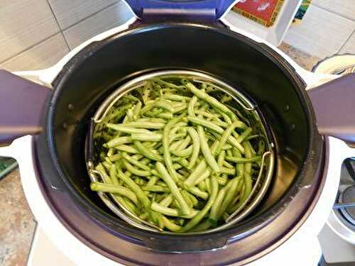 CUISSON DES HARICOTS VERTS AU COOKEO