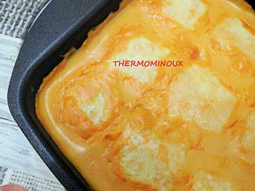 GRATIN OEUFS DURS (thermomix et cake factory)
