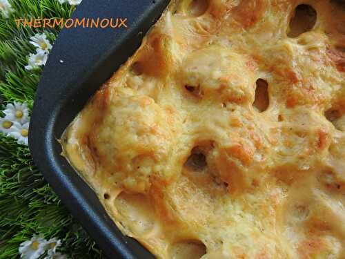 GRATIN DE CHOU FLEUR AU CAKE FACTORY (thermomix et cookeo)