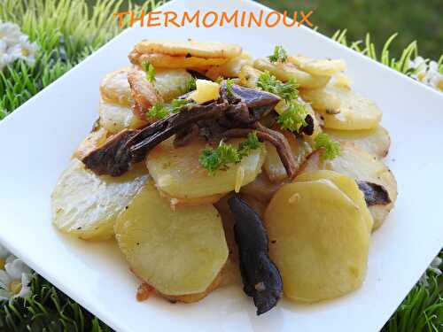 POMMES DE TERRE SALARDAISES AUX CEPES (cookéo)