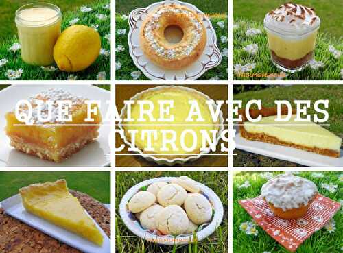 QUE FAIRE AVEC DES CITRONS (thermomix)