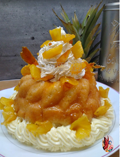 Baba au rhum ananas vanille