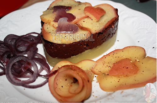 BOUDIN AUX POMMES D'AMOUR TRÈS GLAMOUR (multi-cuisson)