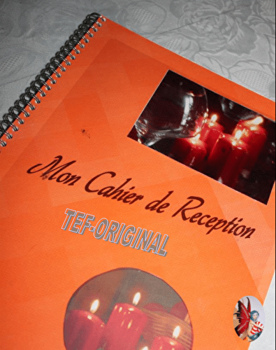 CAHIER DE RECEPTIONS